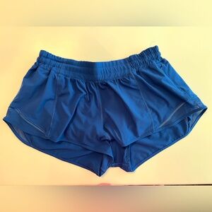 Lululemon Royal Blue 2.5” Hotty Hot Shorts